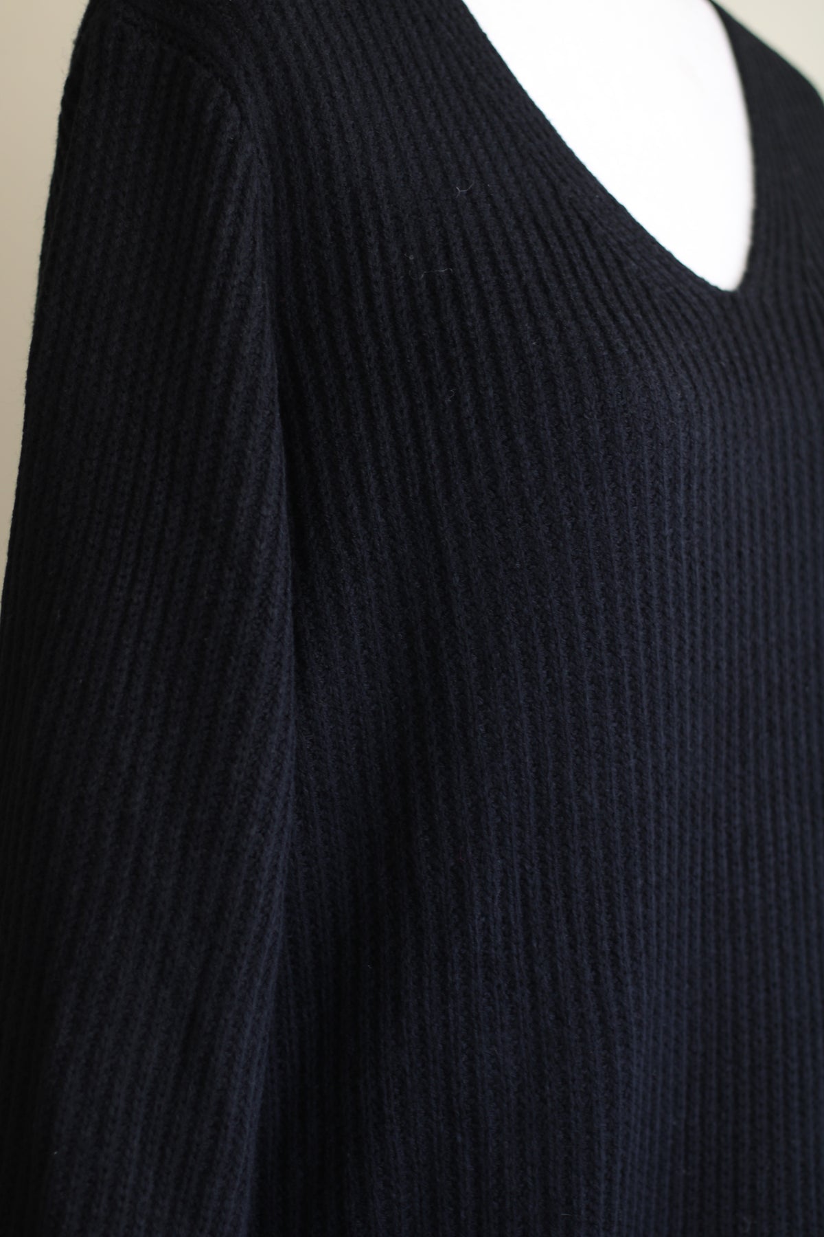Vestido midi preto tricot S/M