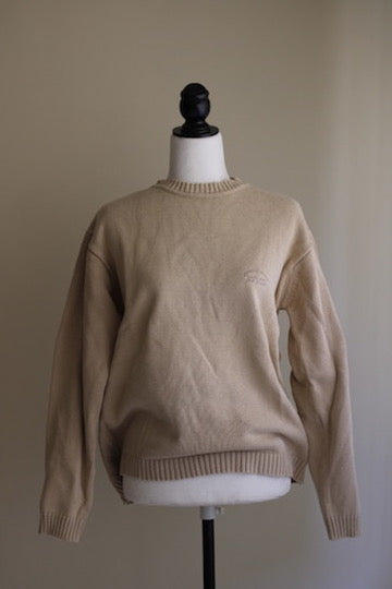 Camisola vintage bege SMF M 100% algodão