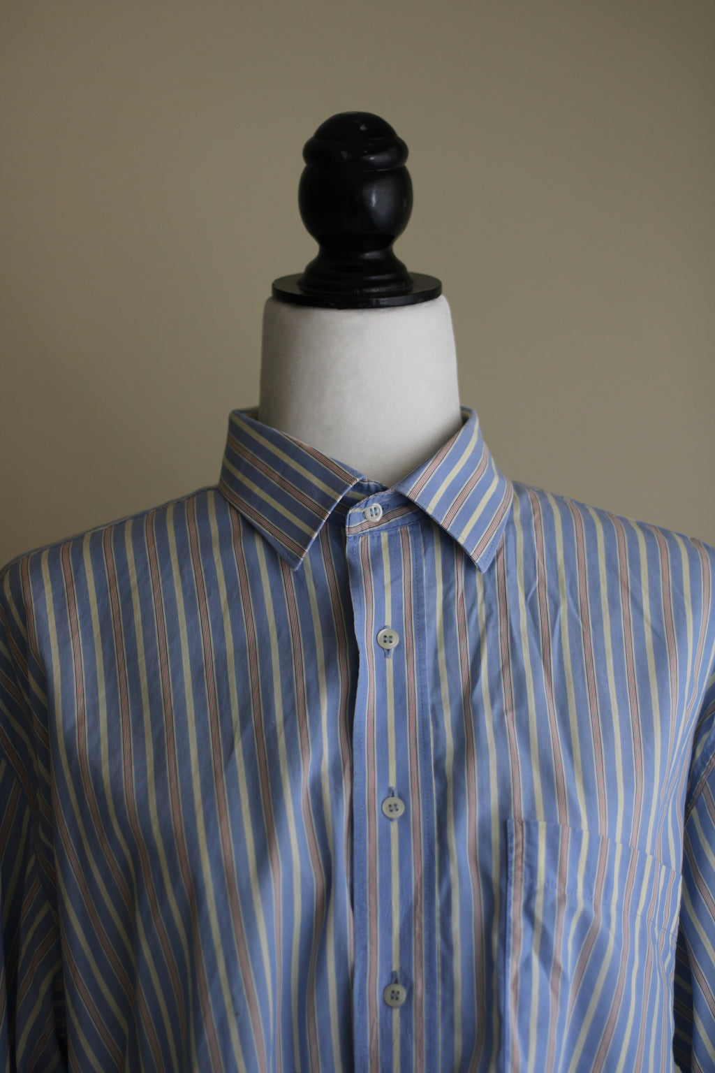 Camisa alfaiataria azul Enzo Baggio 40