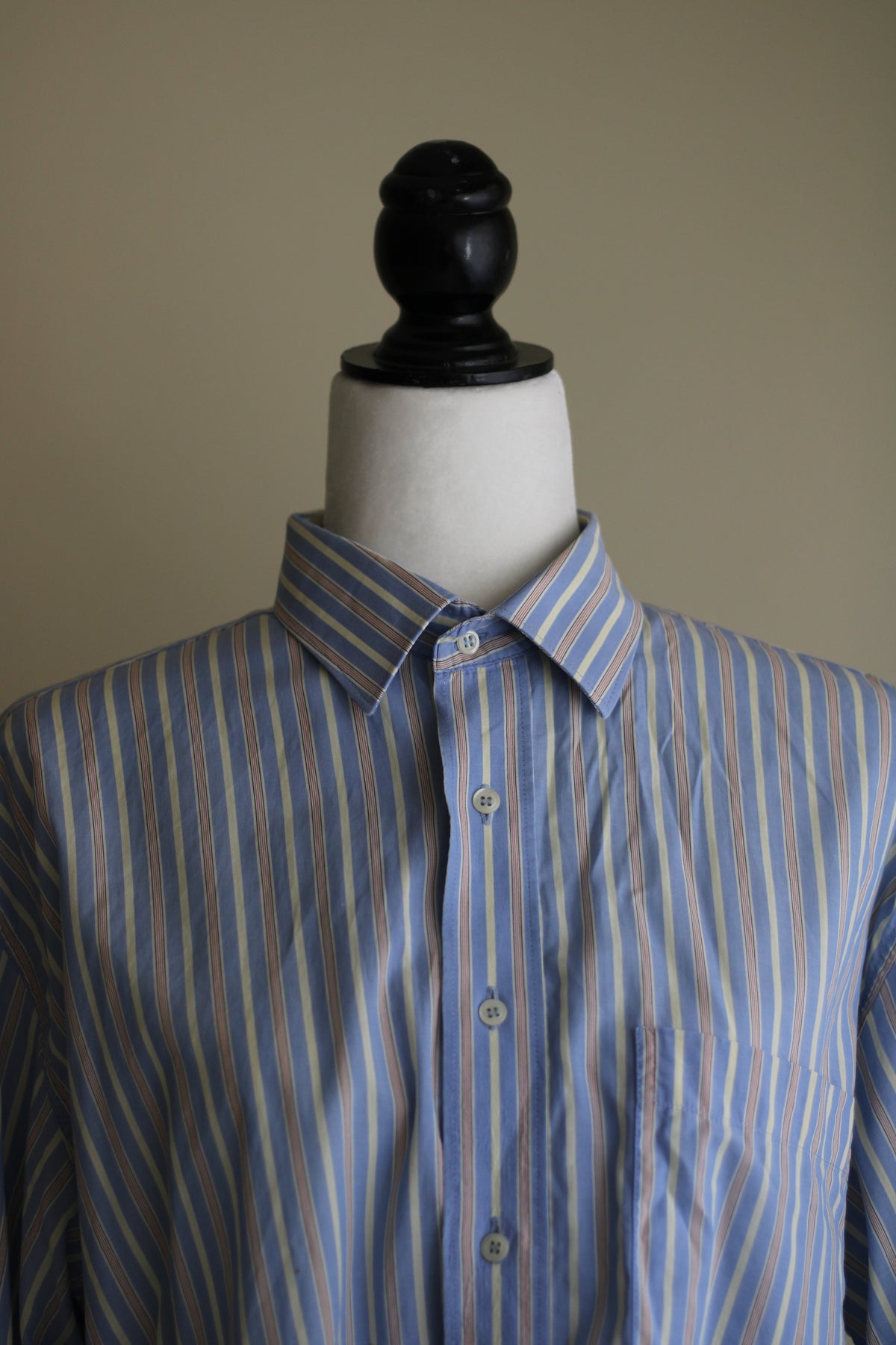 Camisa alfaiataria azul Enzo Baggio 40