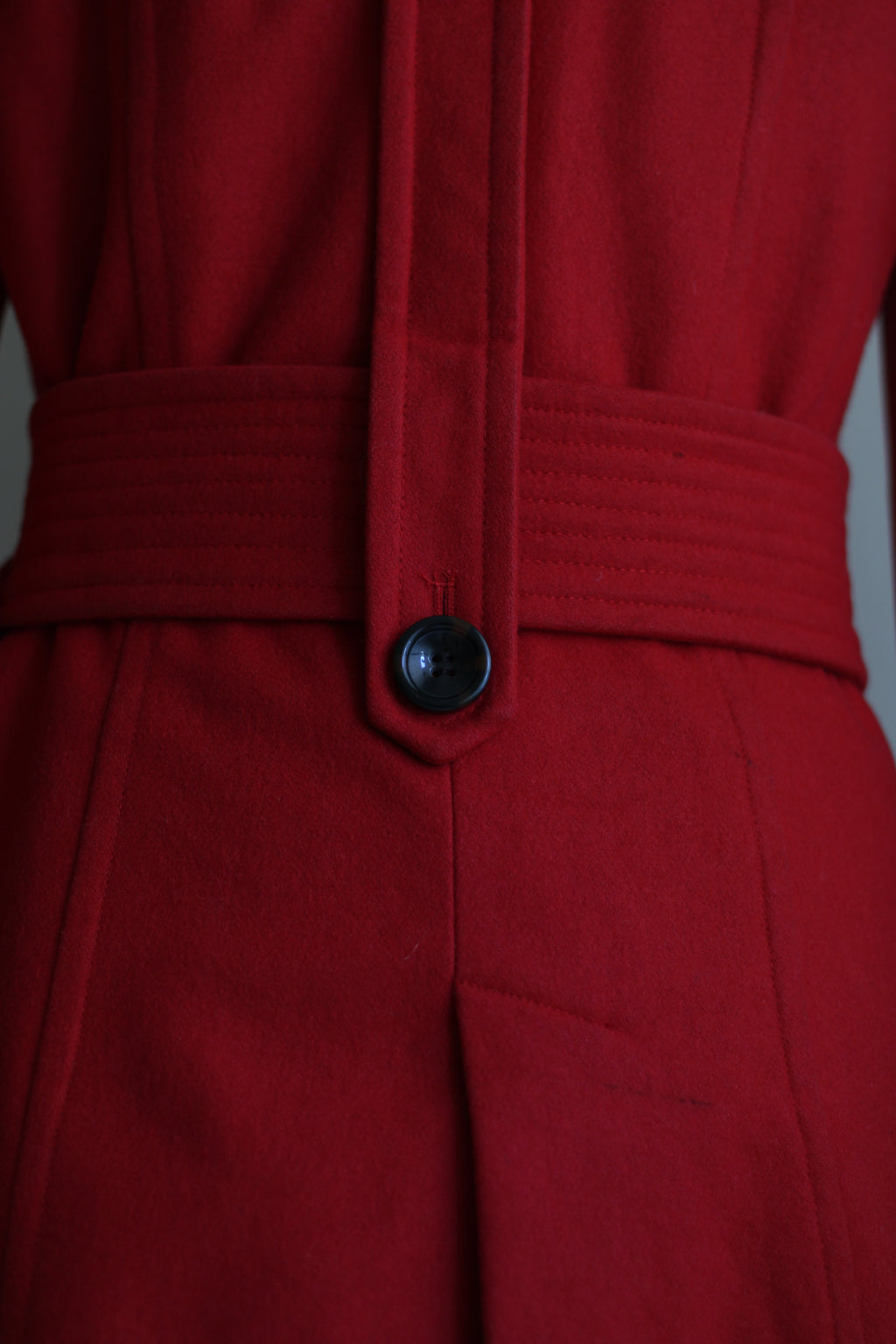Casaco Zara 60%lã vermelho M