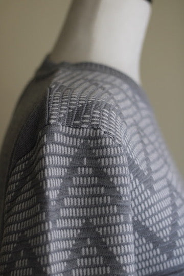 Camisola tricot cinzento vintage XL