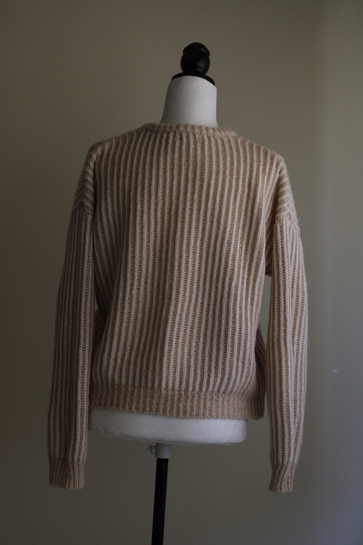 Camisola tricot lã Natura bege XL