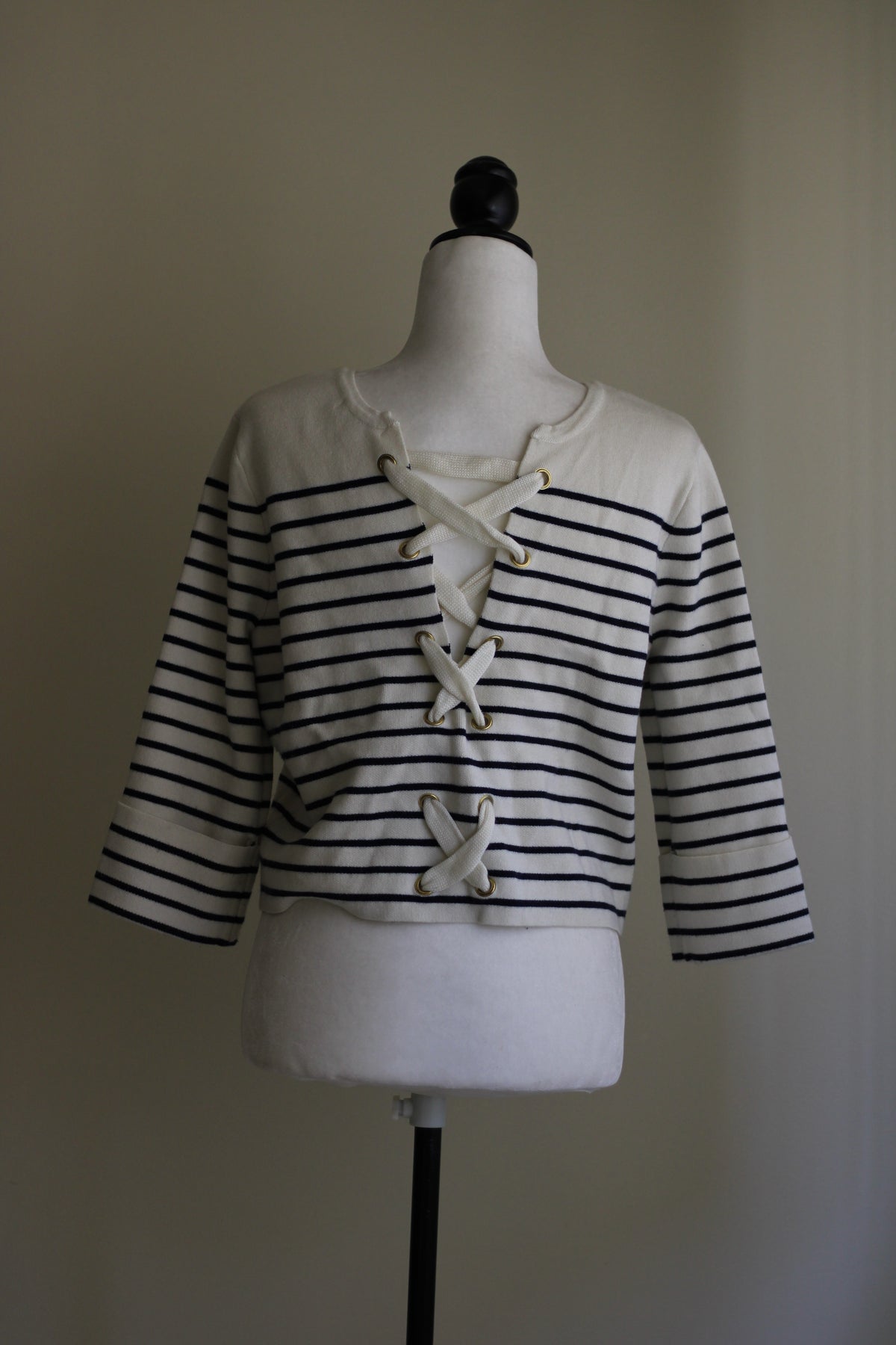 Camisola às riscas navy Sweewe Paris S/M