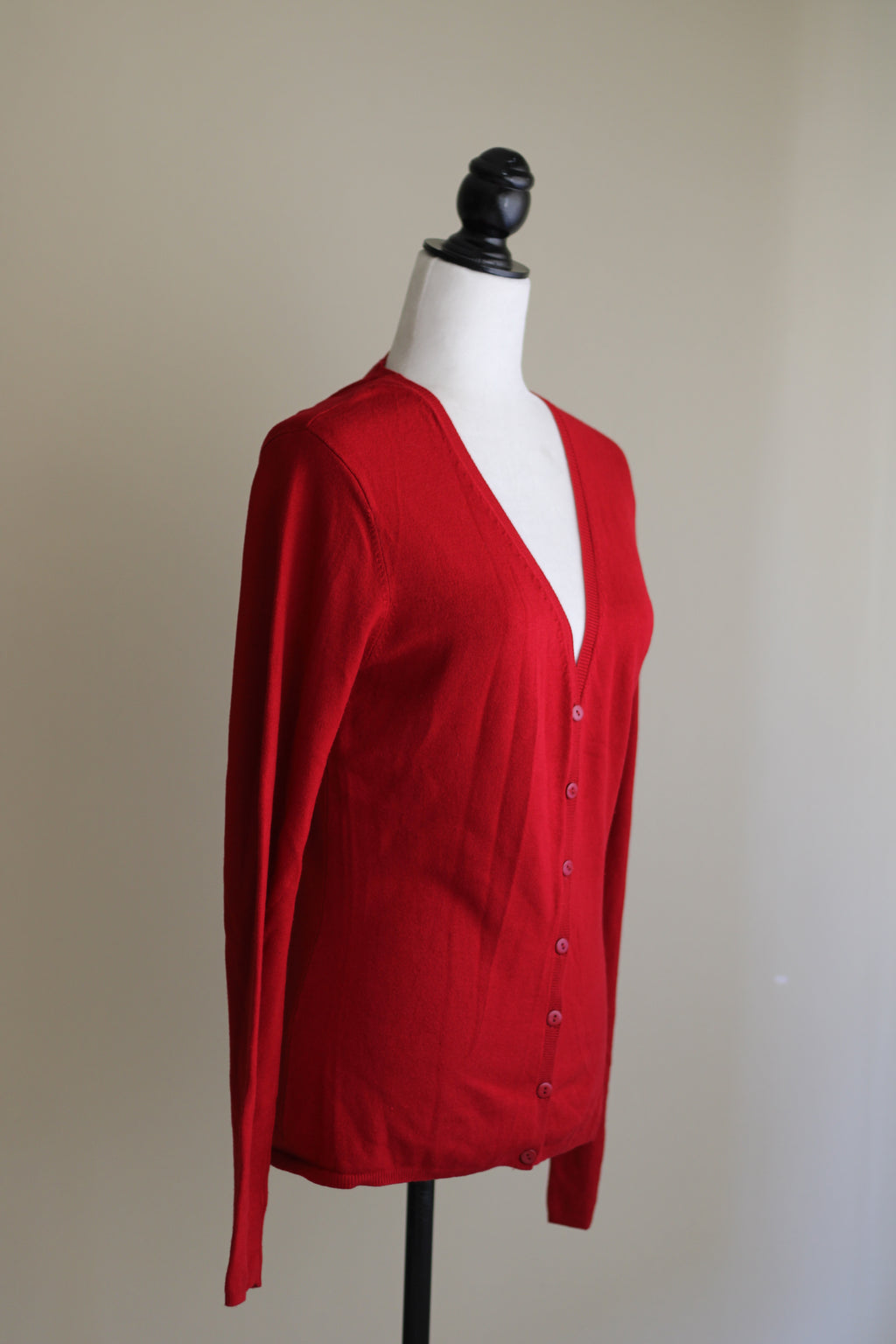 Cardigã vintage vermelho Ellepen M