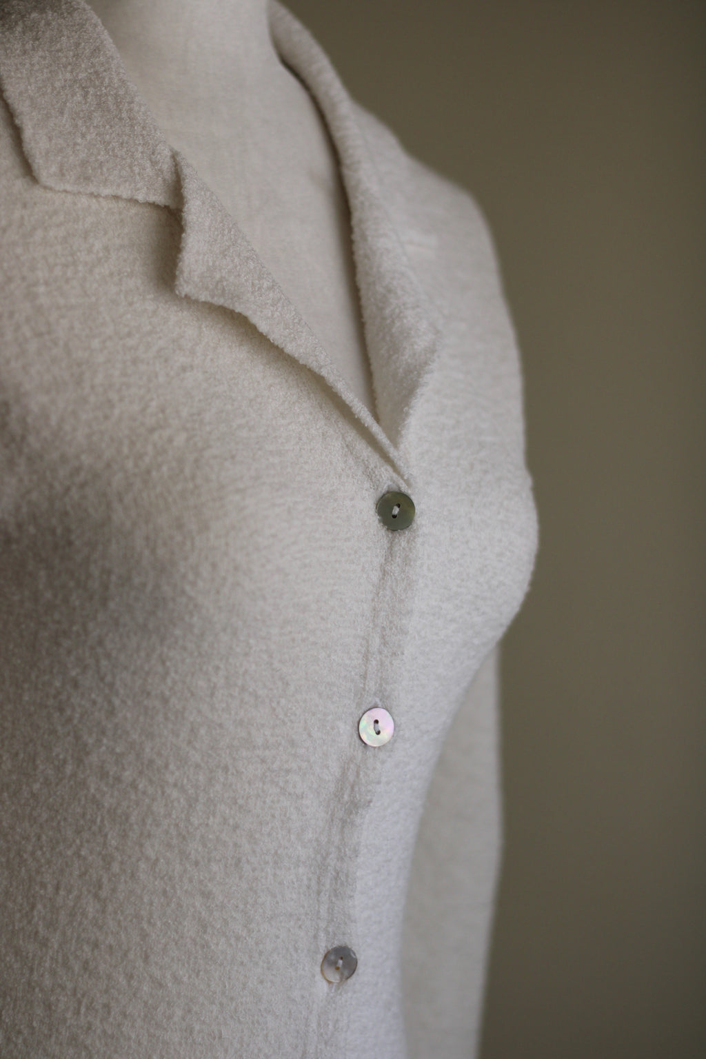Camisola off-white cardigan QED S
