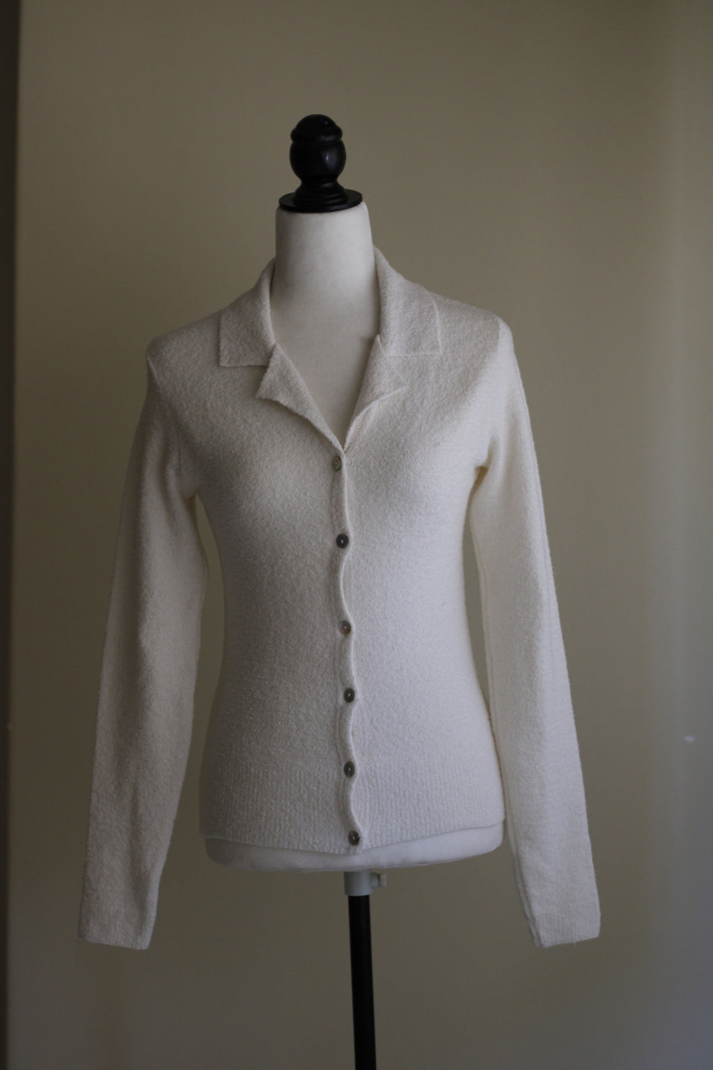Camisola off-white cardigan QED S