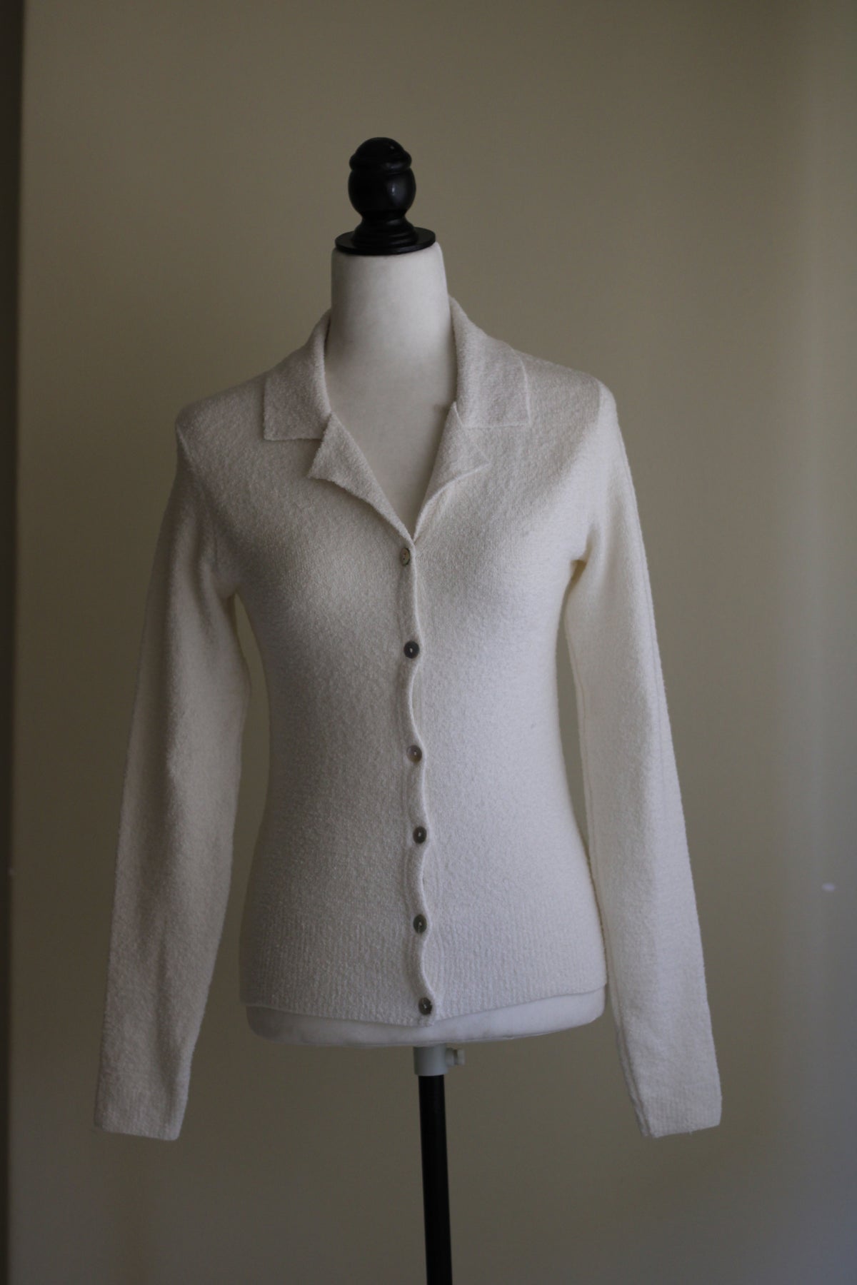 Camisola off-white cardigan QED S