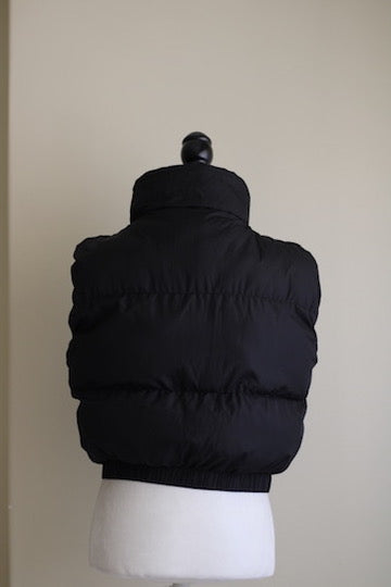 Colete Puffer Preto Anwnd L