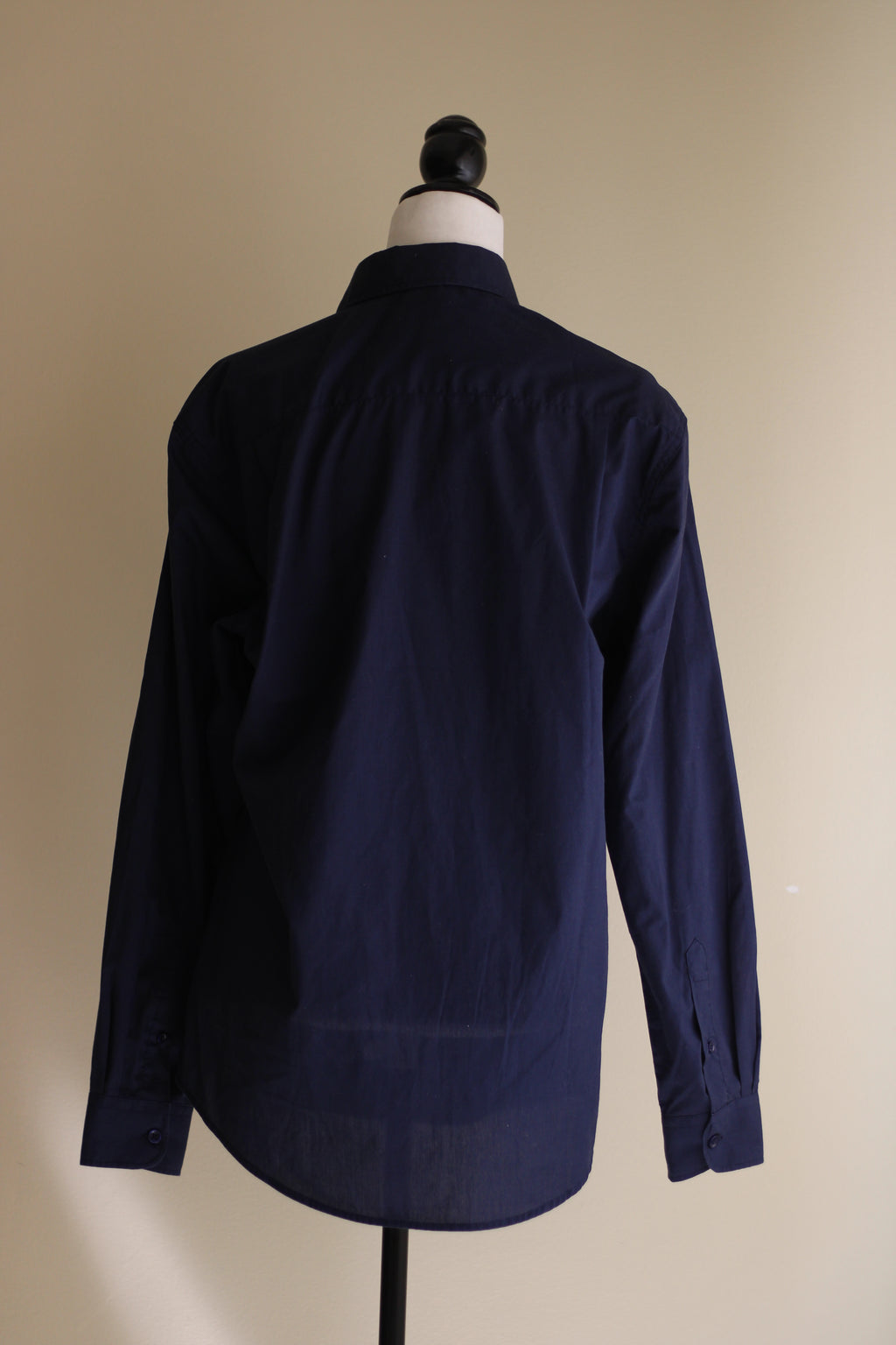 Camisa algodão azul marinho Basics M