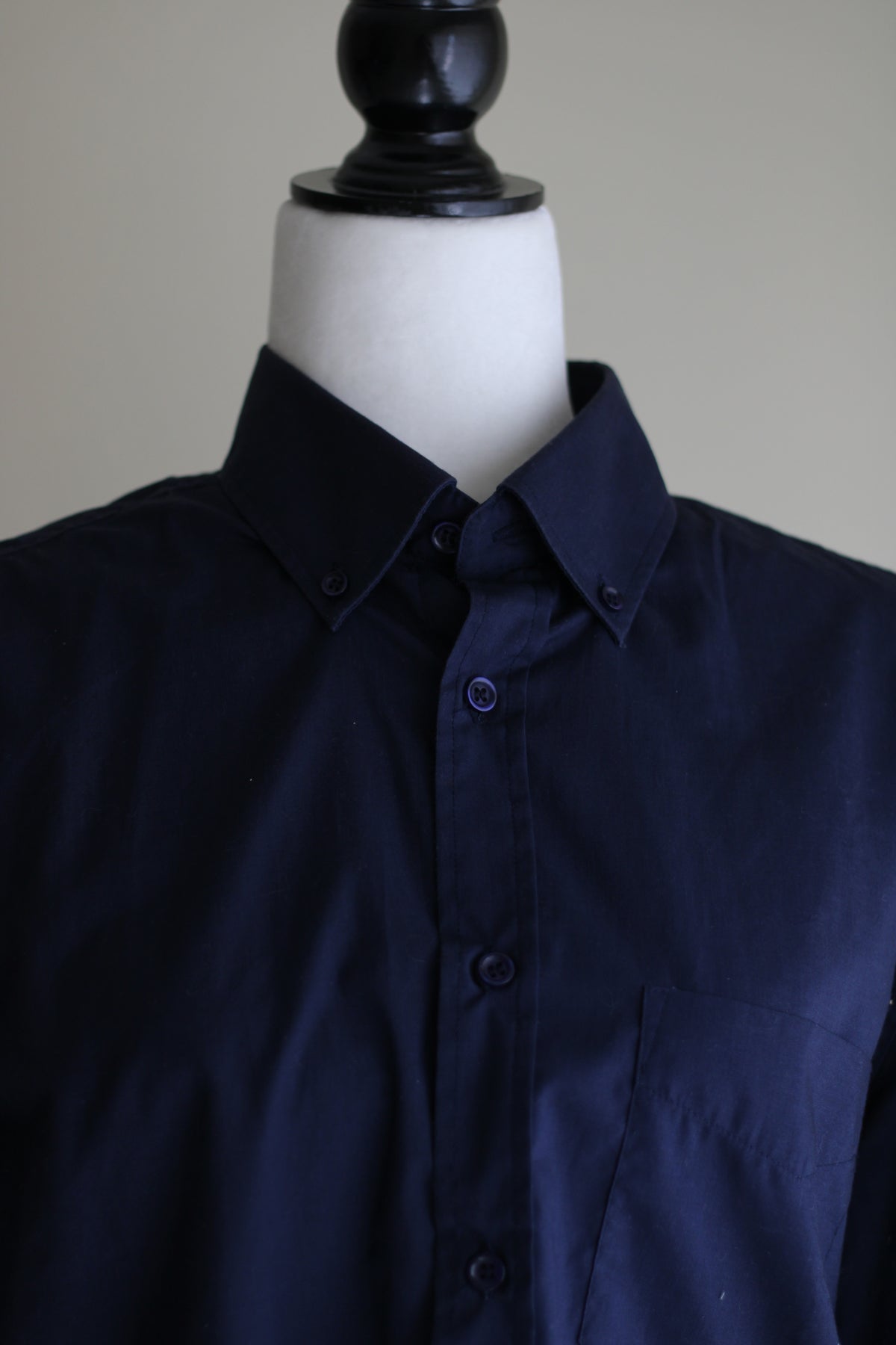 Camisa algodão azul marinho Basics M