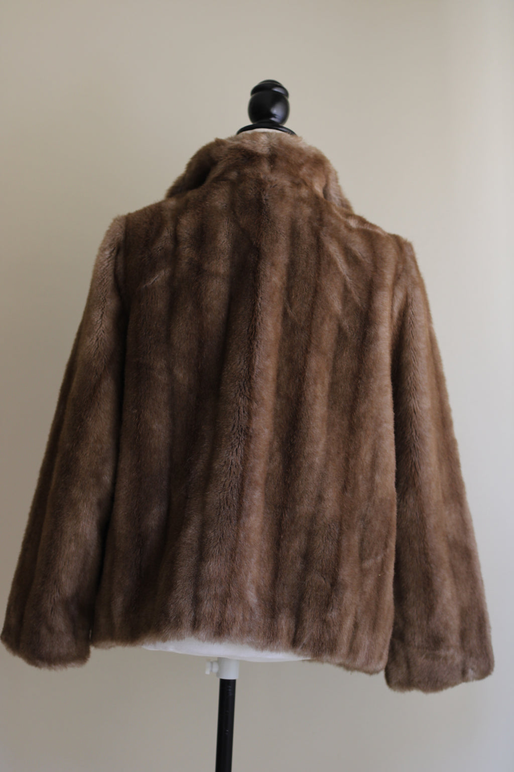 Casaco de Pelo castanho vintage L