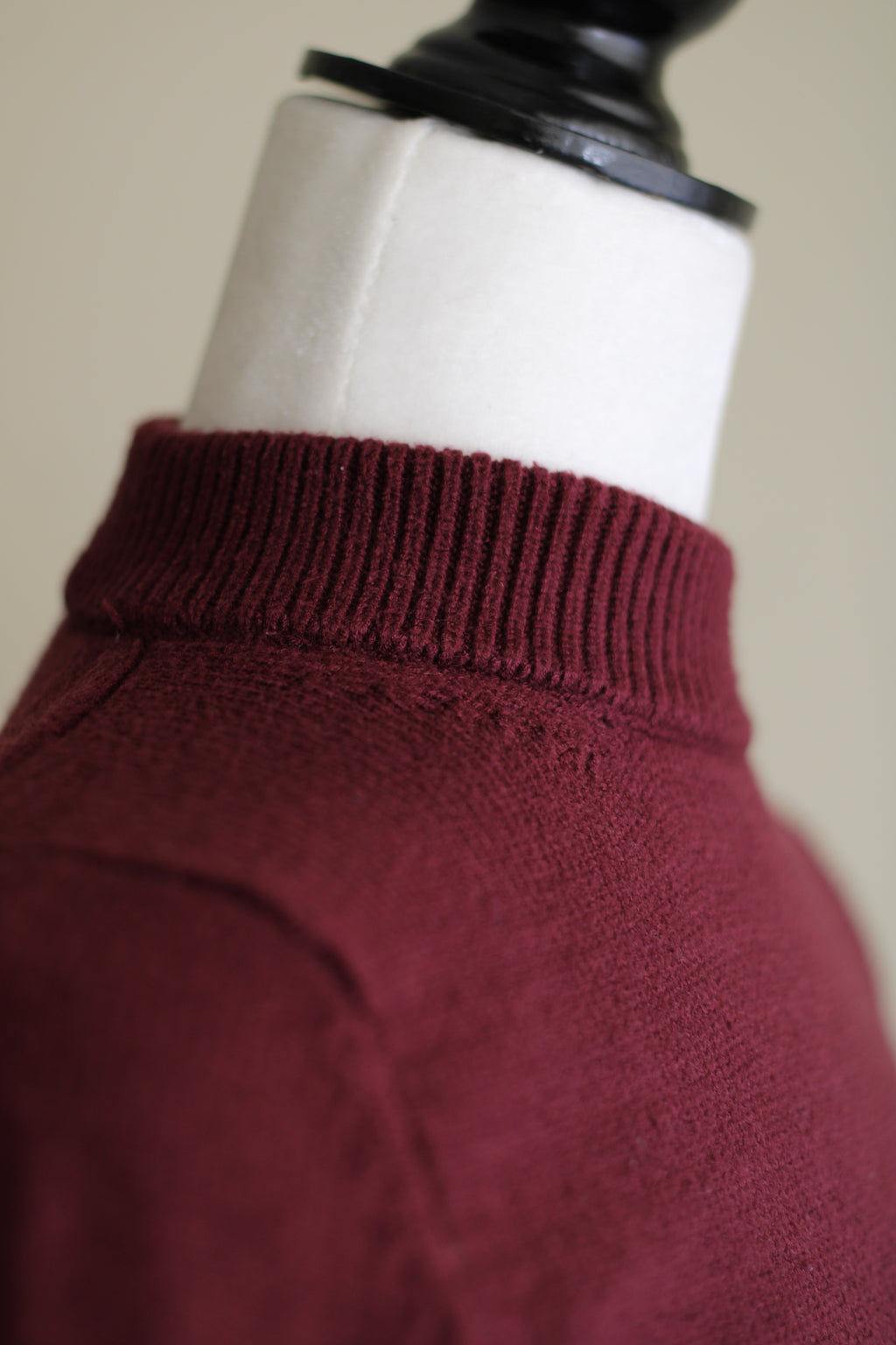 Turtleneck Bordeaux Zara cropped S