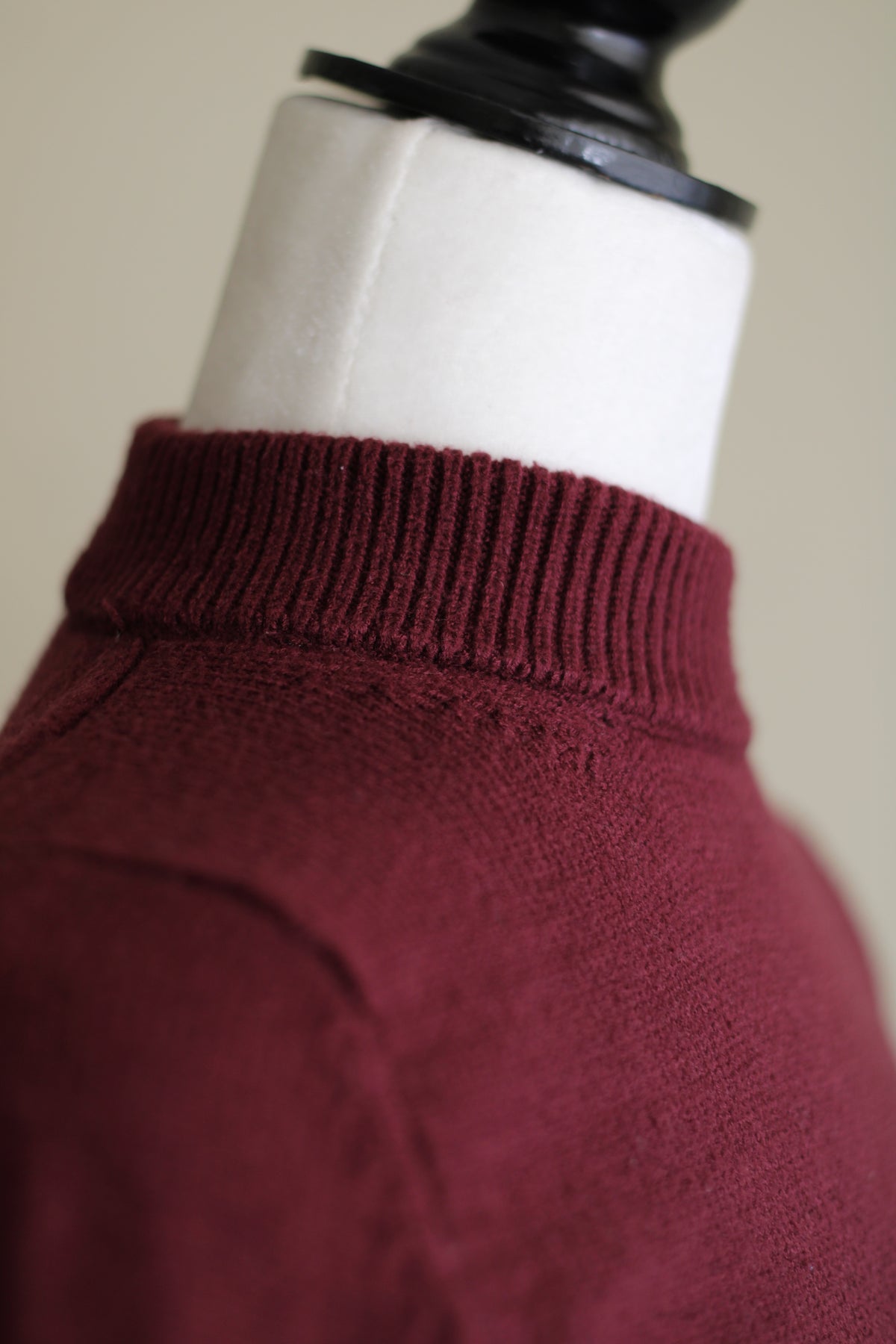 Turtleneck Bordeaux Zara cropped S