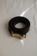 Cinto Vintage 108cm Pele Castanha Massimo Dutti
