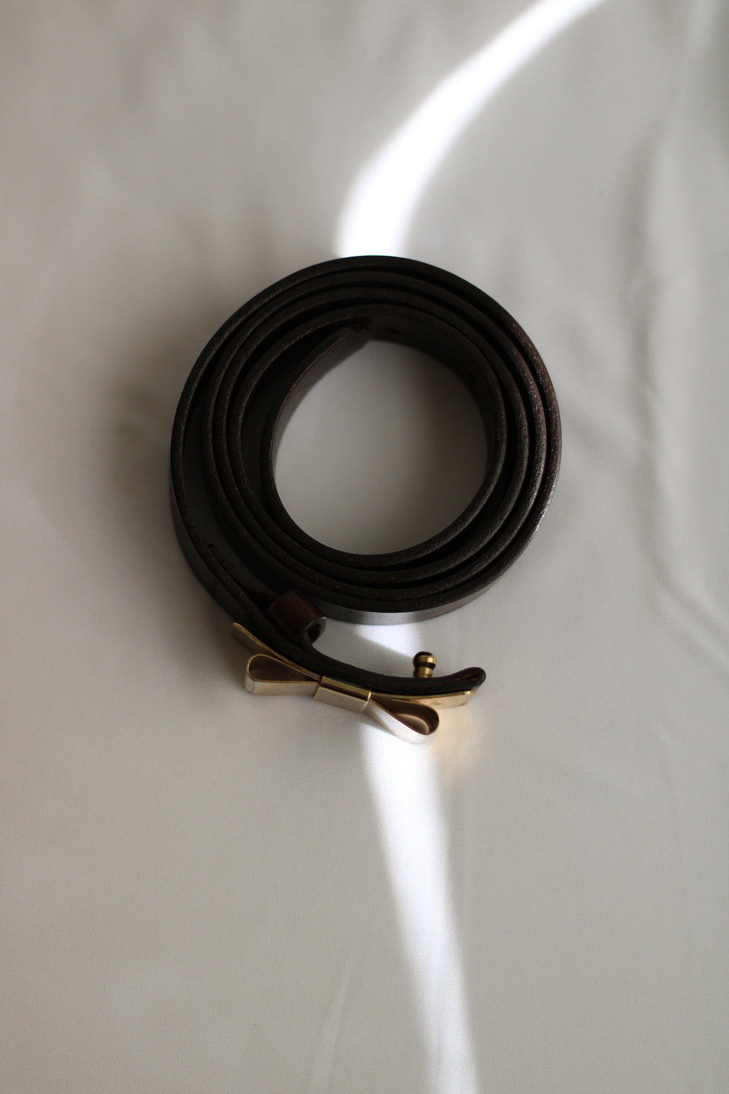 Cinto Vintage 108cm Pele Castanha Massimo Dutti