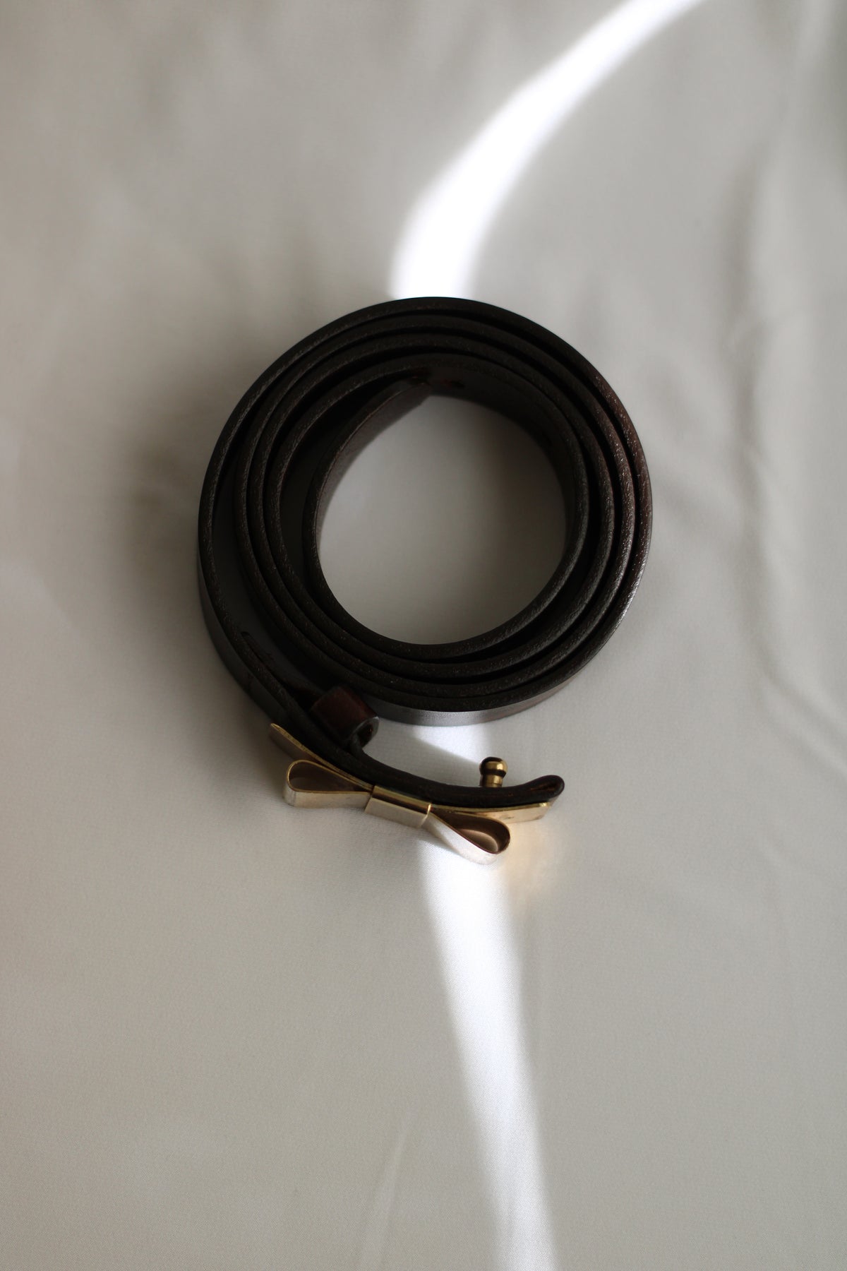 Cinto Vintage 108cm Pele Castanha Massimo Dutti