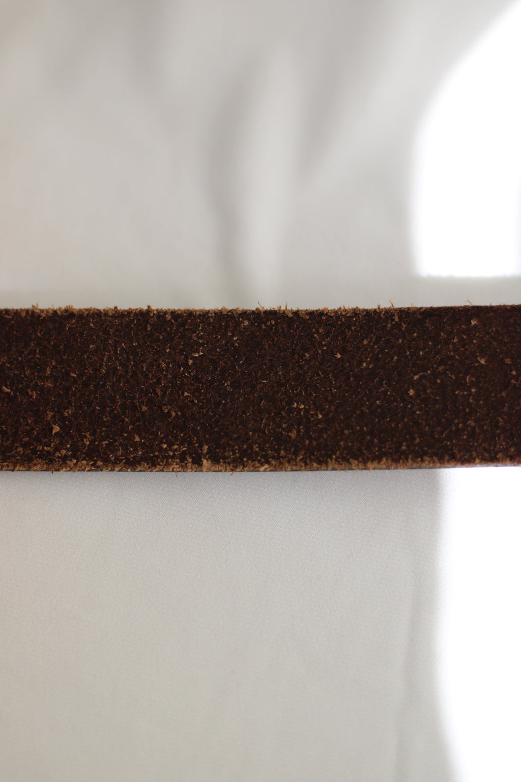 Cinto Vintage em Pele Castanha 94cm
