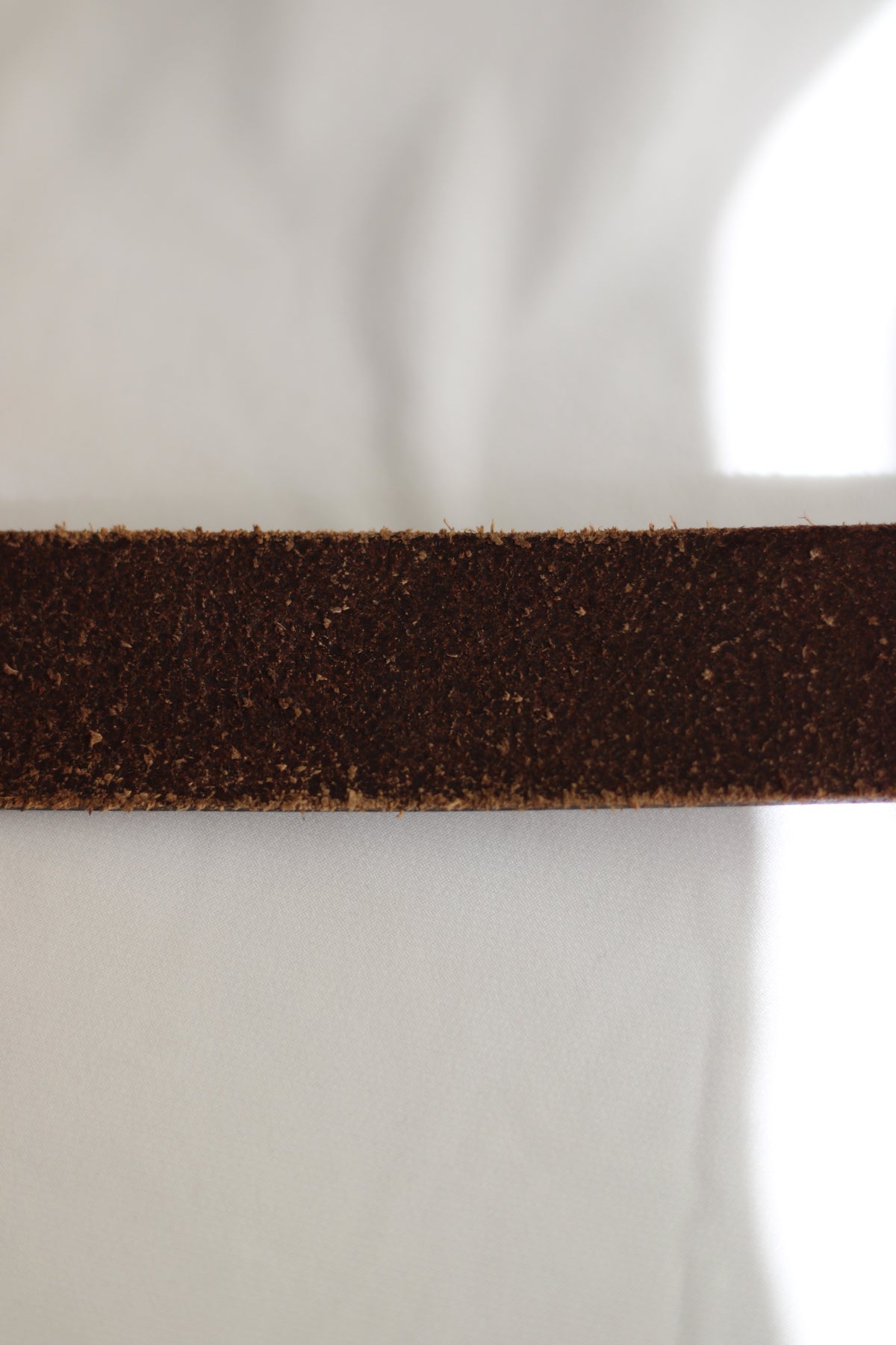 Cinto Vintage em Pele Castanha 94cm