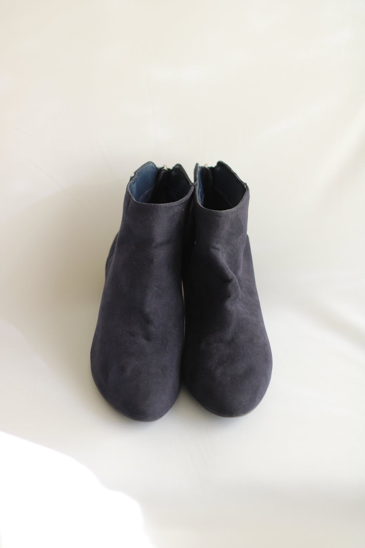 Bota Ankle Boot azul Camurça 40
