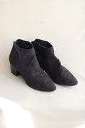 Bota Ankle Boot azul Camurça 40
