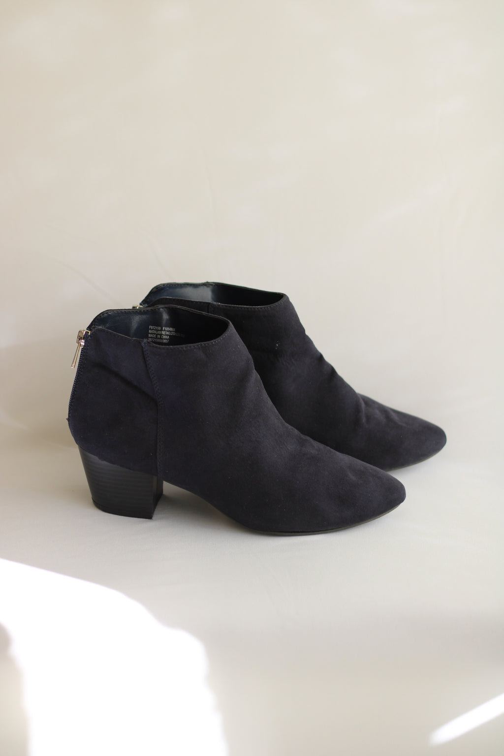 Bota Ankle Boot azul Camurça 40