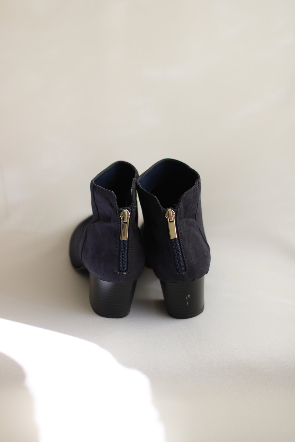 Bota Ankle Boot azul Camurça 40