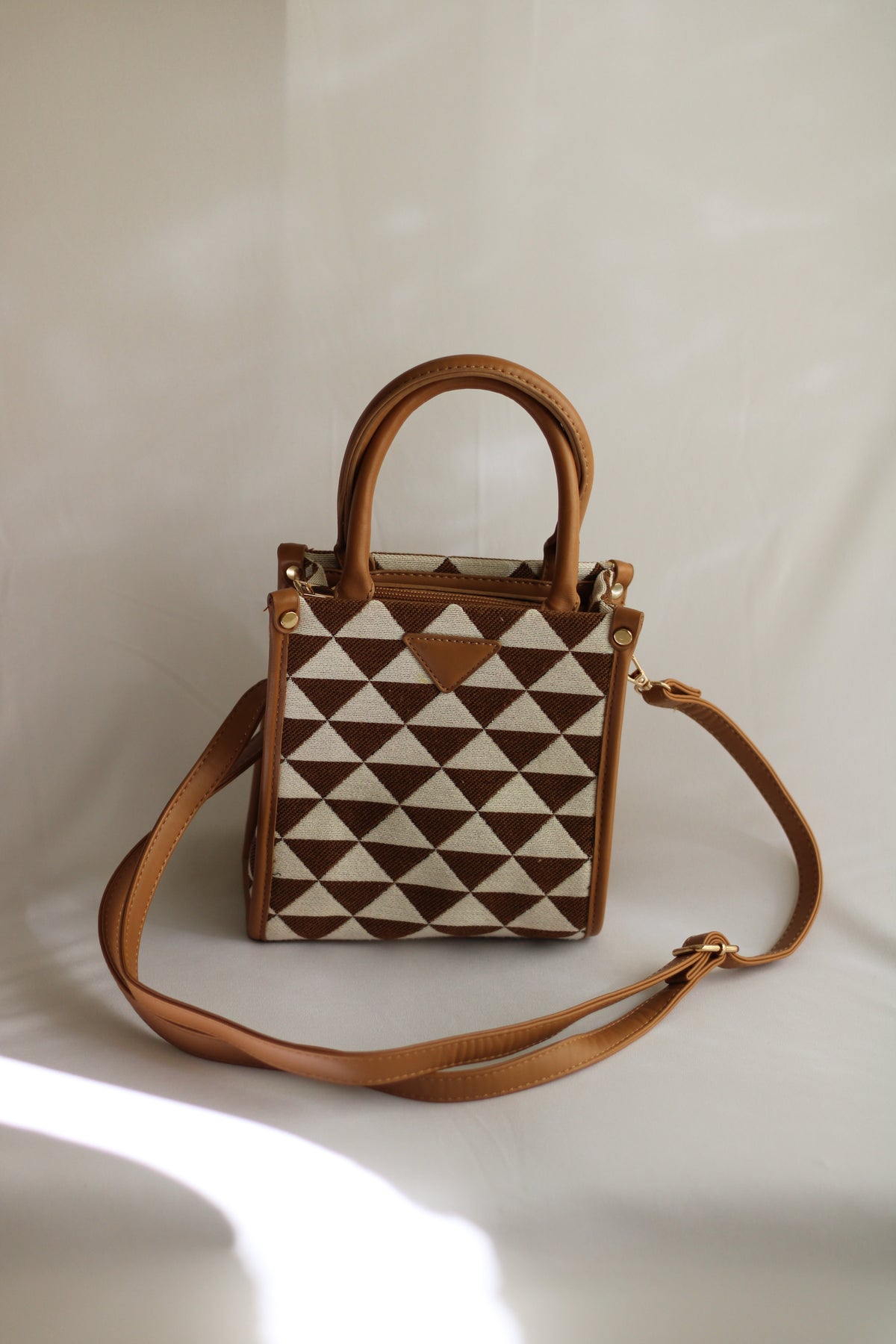 Mala mini tote bag geometric