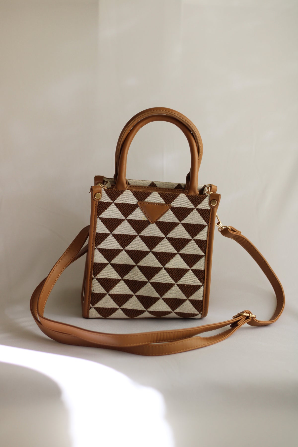 Mala mini tote bag geometric