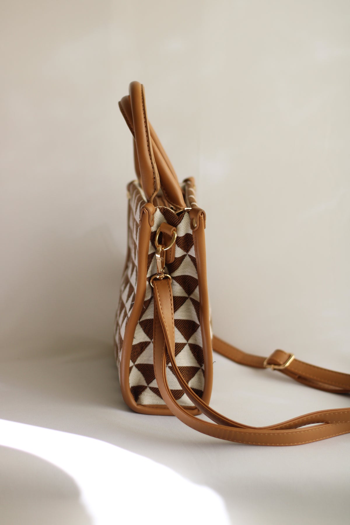Mala mini tote bag geometric
