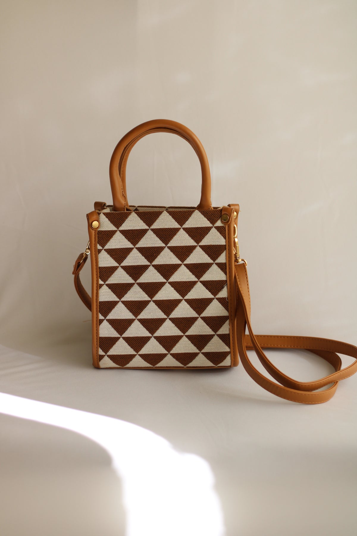 Mala mini tote bag geometric