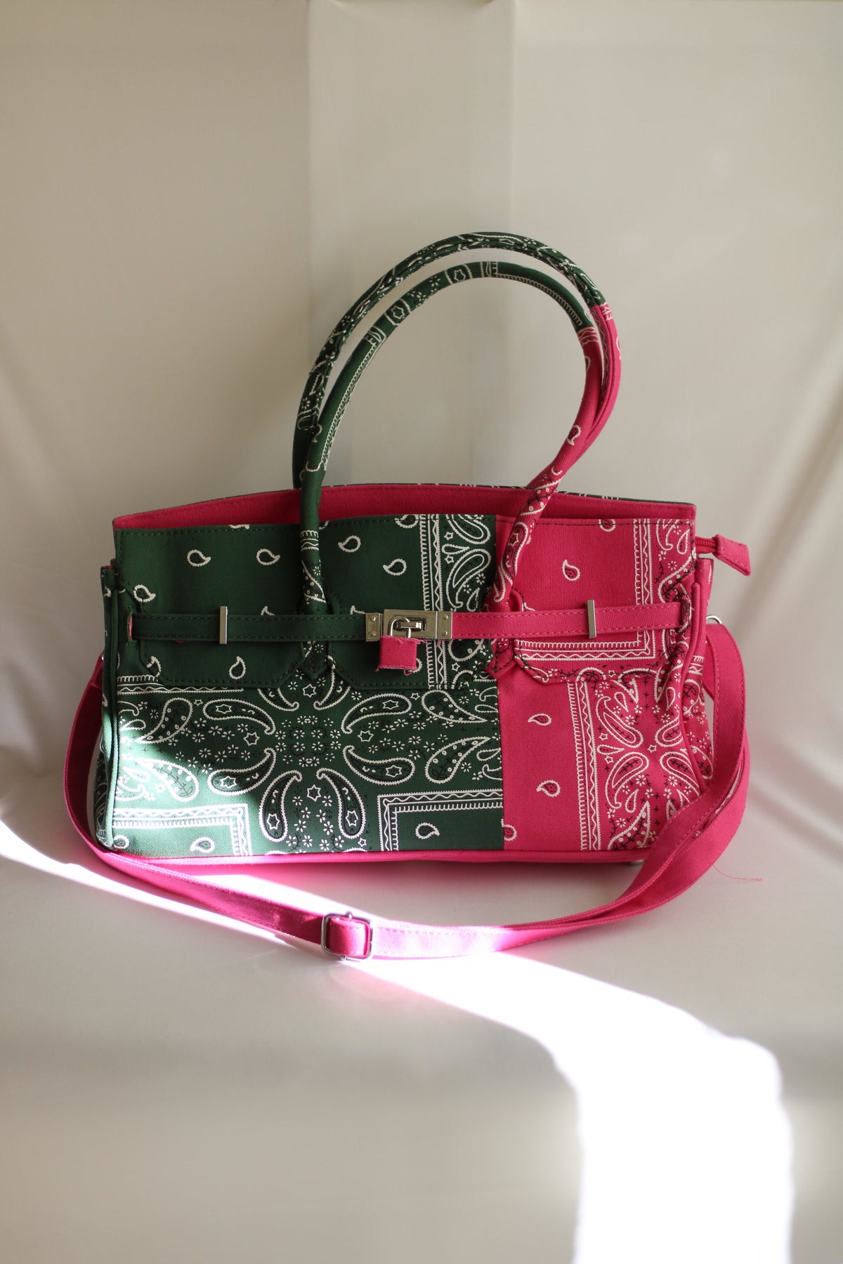 Mala tote bag bandana patchwork