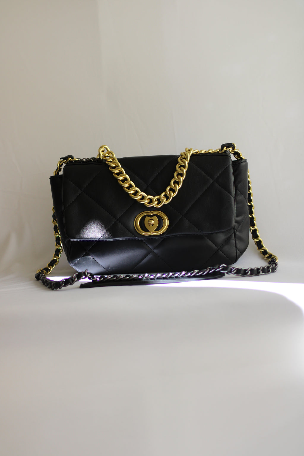Mala Flipbag preta matelasse