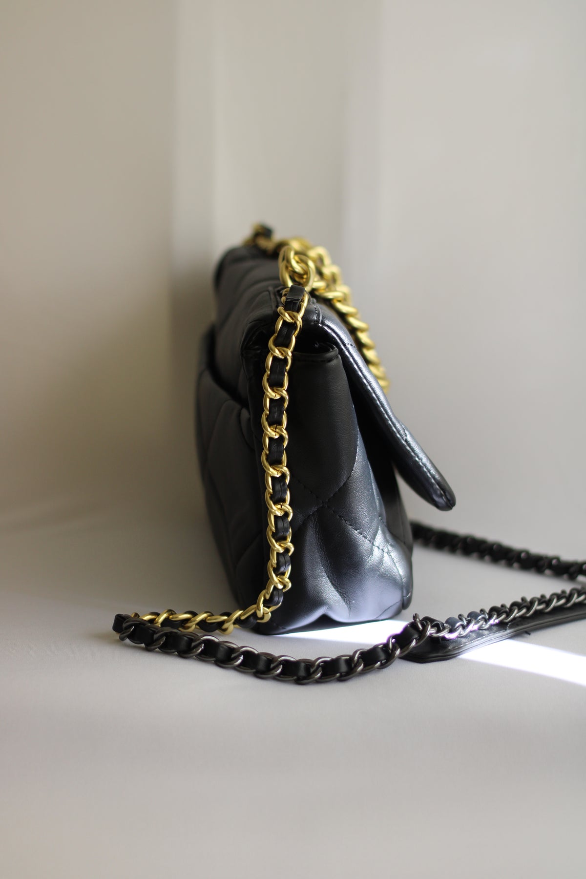 Mala Flipbag preta matelasse