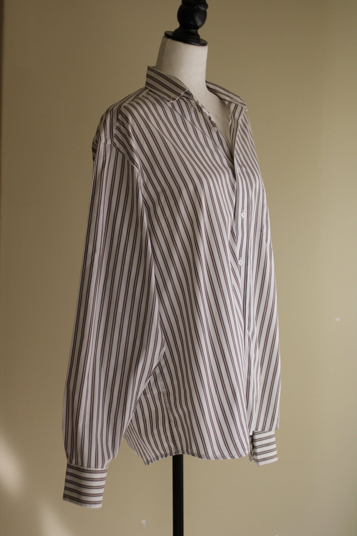 Camisa riscas Giovanni Galli XL algodão