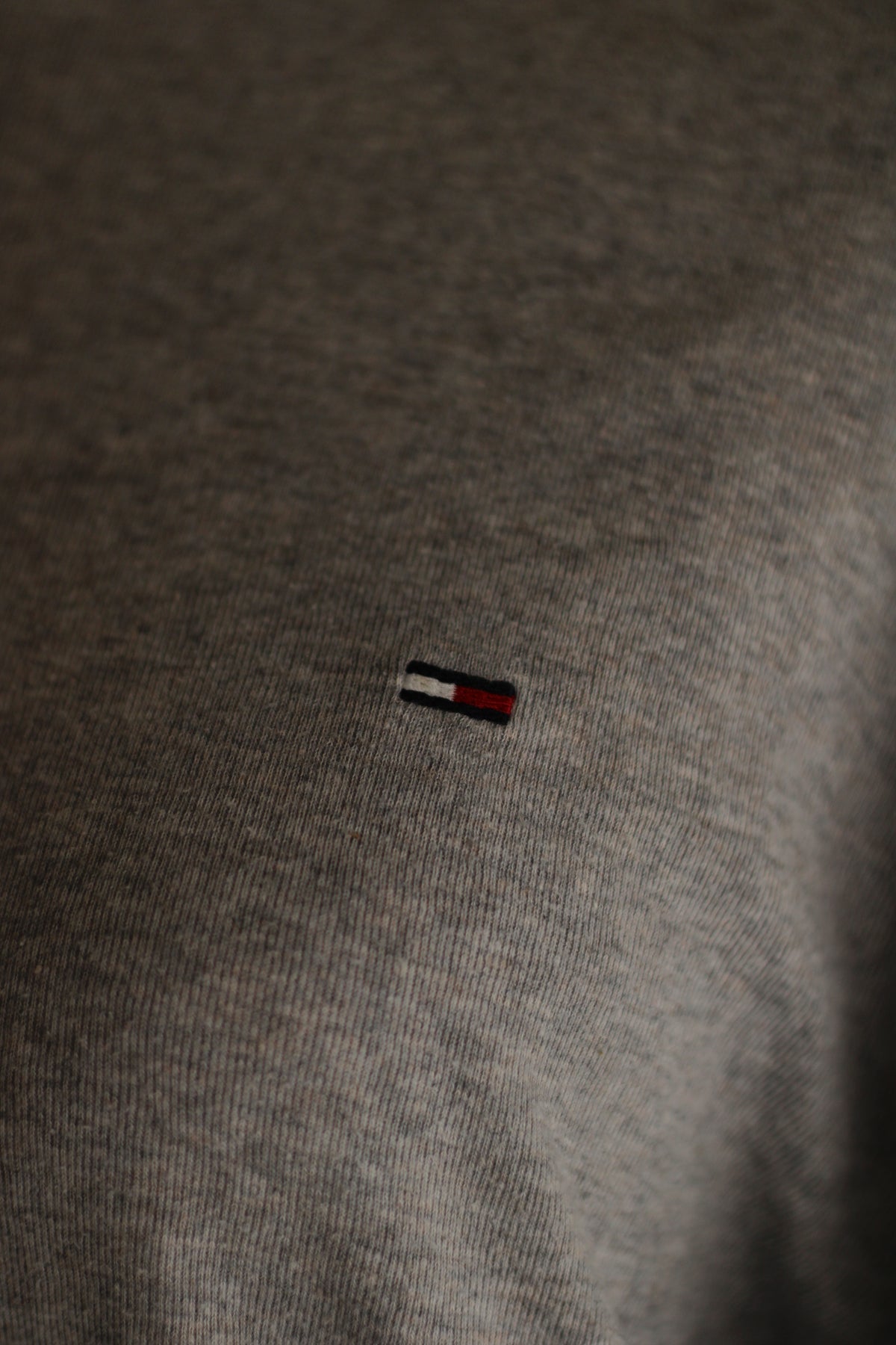 Malha cinza Tommy Hilfiger L algodão