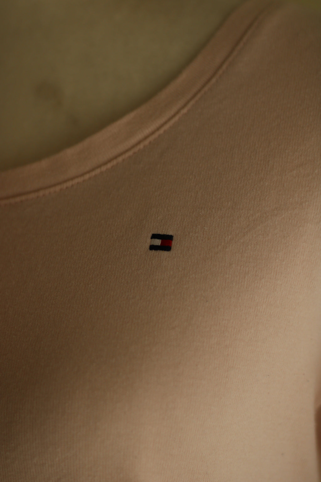 Malha Tommy Hilfiger S rosa claro algodão