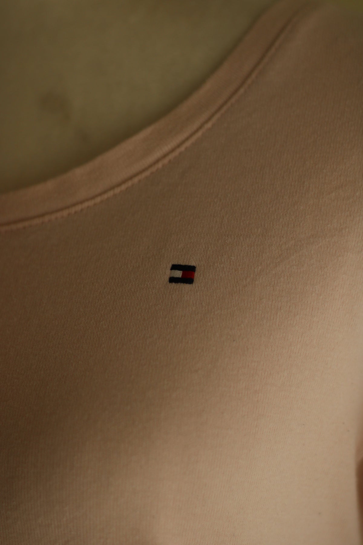 Malha Tommy Hilfiger S rosa claro algodão