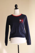 Malha Tommy Hilfiger azul vintage S