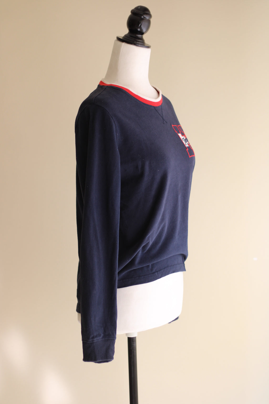 Malha Tommy Hilfiger azul vintage S
