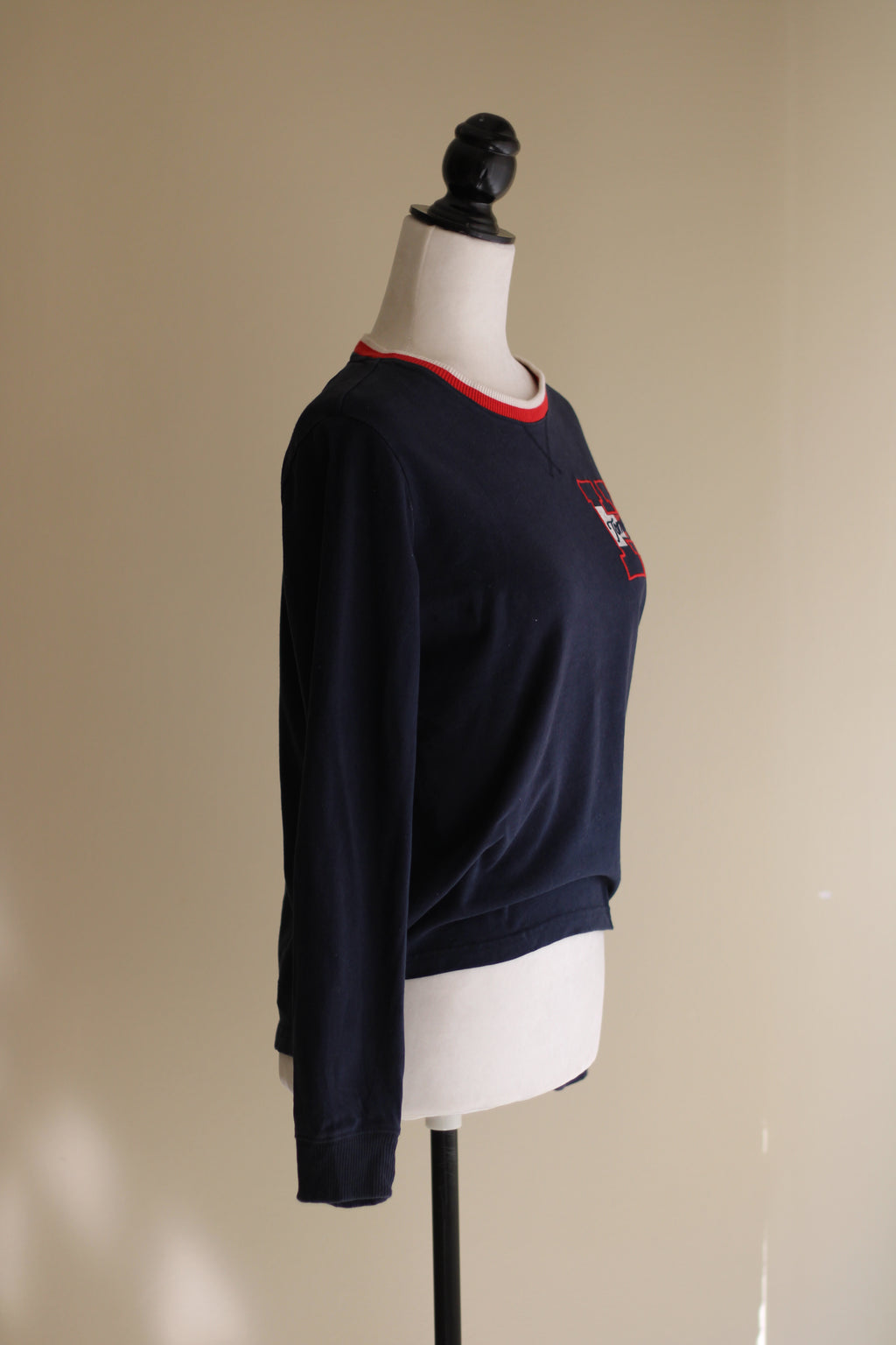 Malha Tommy Hilfiger azul vintage S
