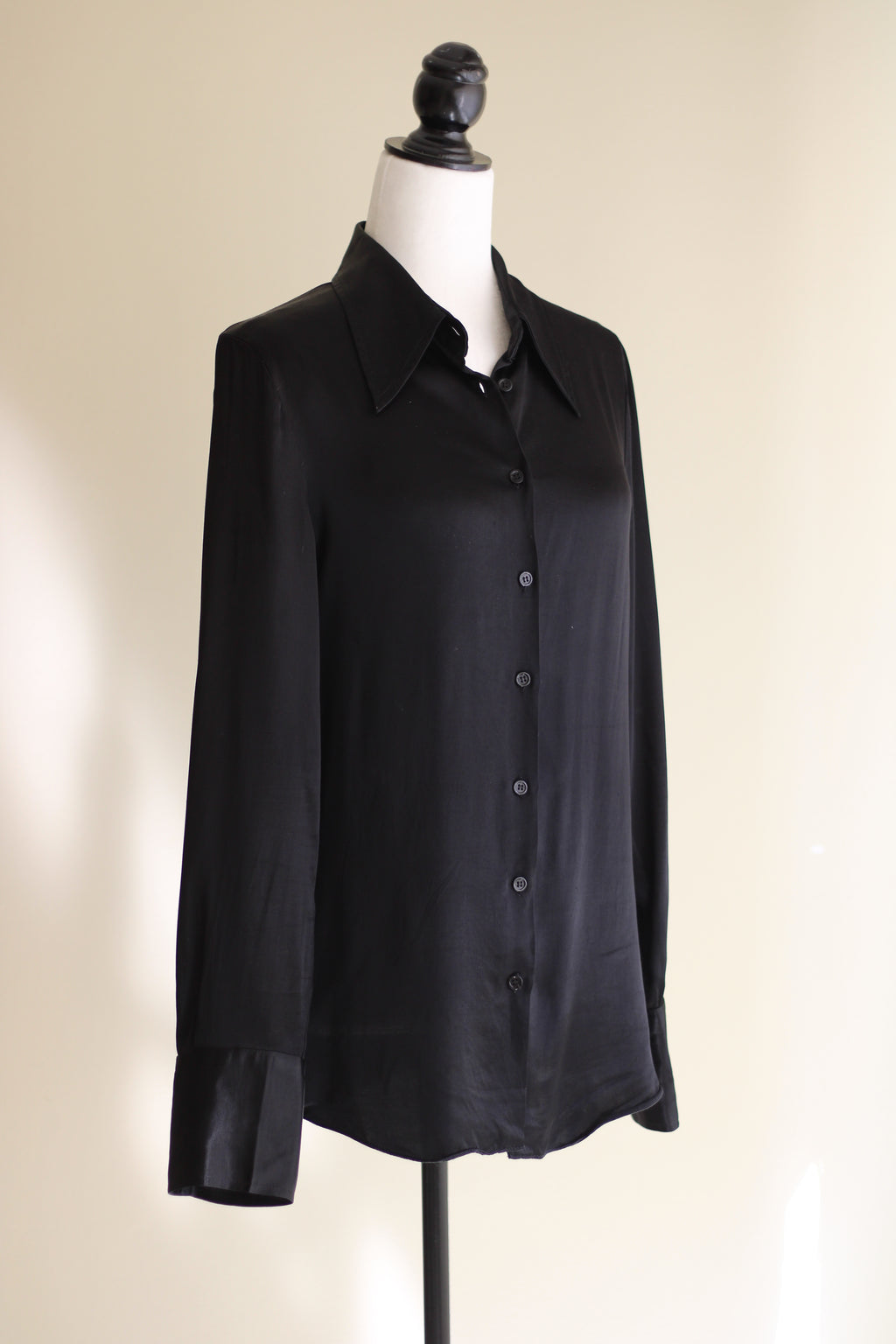 Camisa preta Zara XL