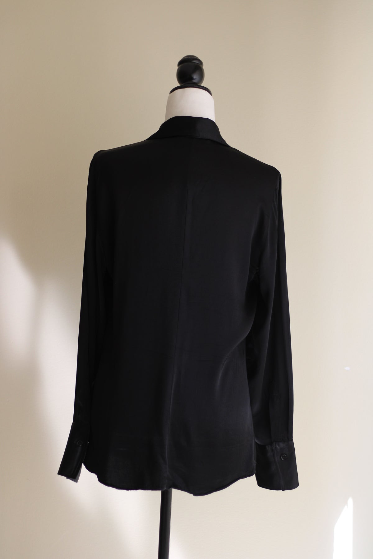 Camisa preta Zara XL