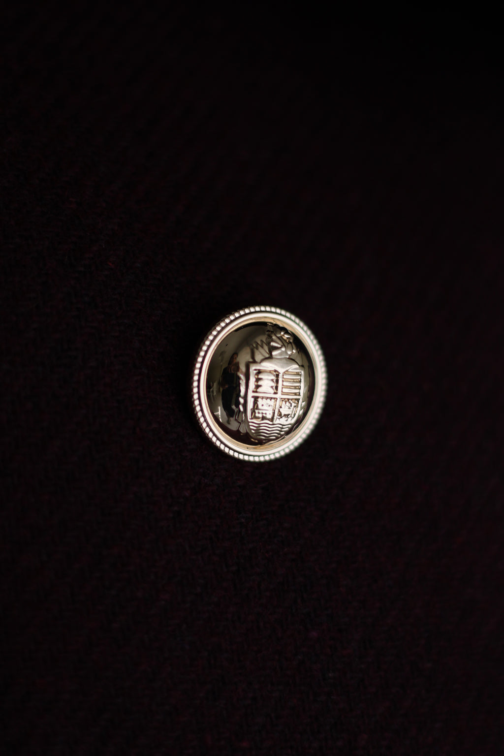 Casaco bordô vintage lã Zara M