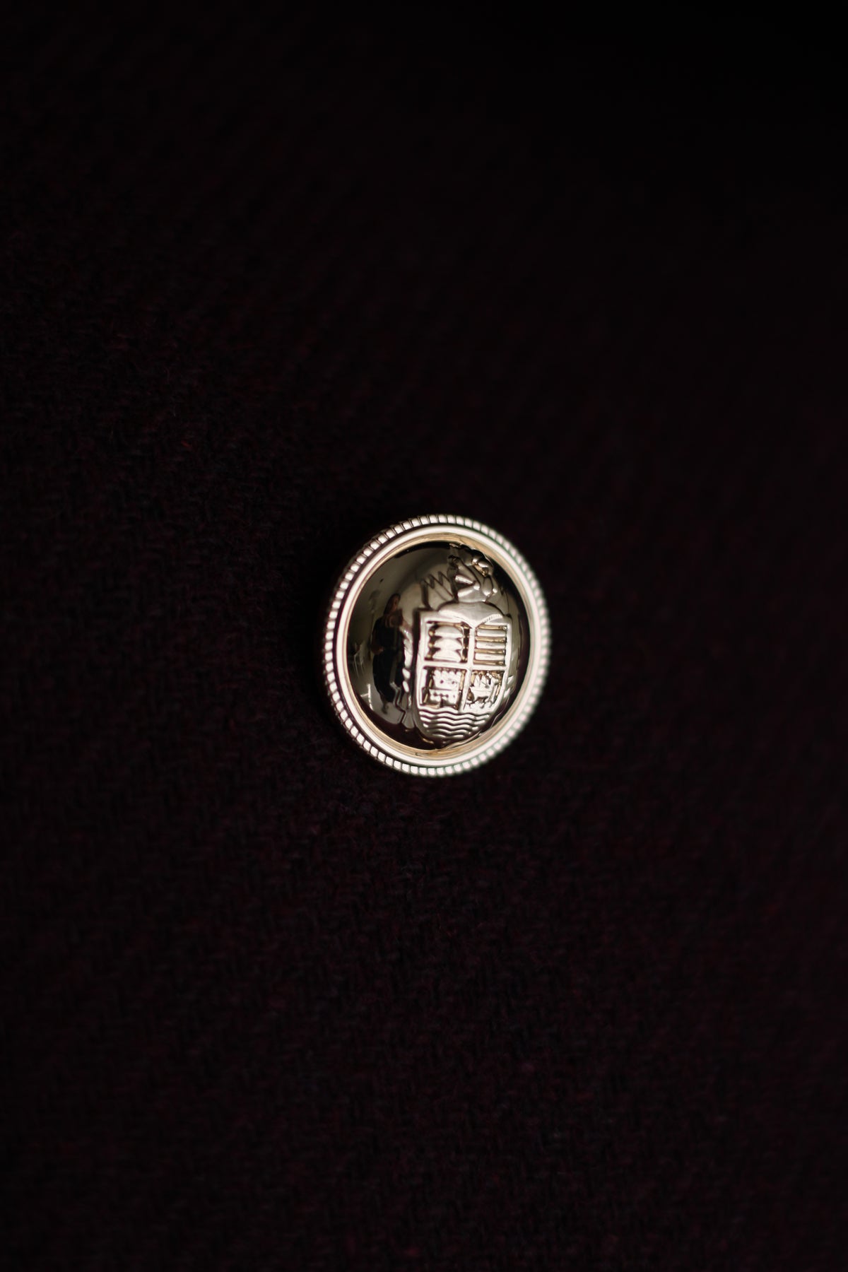 Casaco bordô vintage lã Zara M
