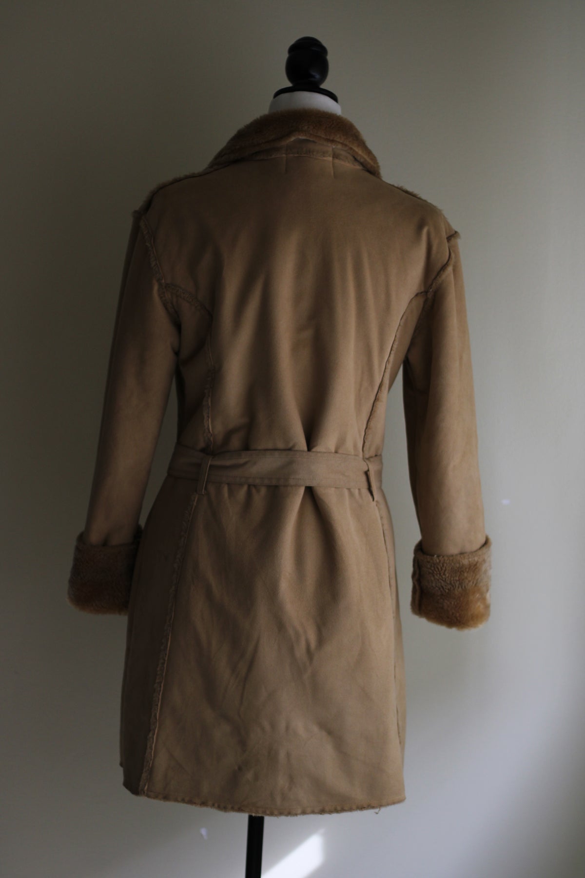 Casaco vintage pelo bege Last woman S