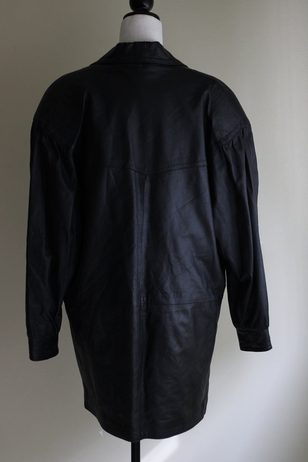 Casaco vintage Yves Saint Laurent 42-46 100% pele genuina