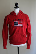 Moletom Tommy Hilfiger vermelho com capuz | M