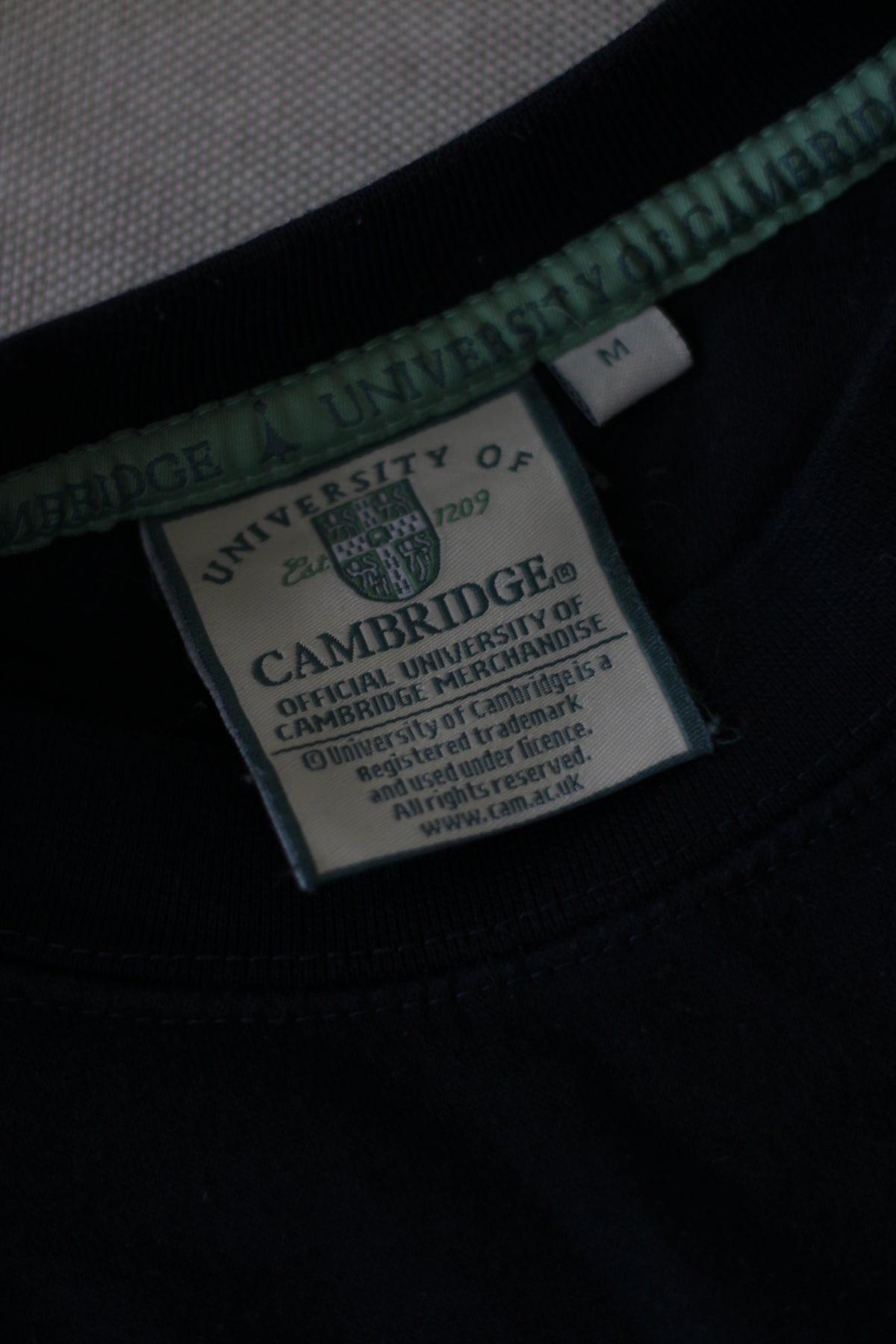 Moletom oficial Cambridge University marinho | M