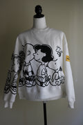 Moletom branco Peanuts Stradivarius, vista frontal